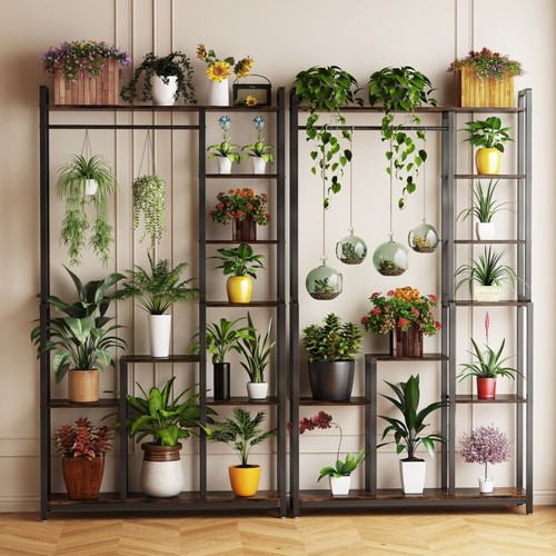 Large tall plant stand indoor - plant,