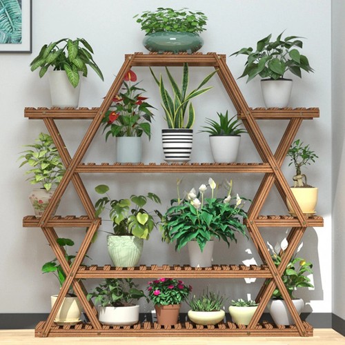 Large tier corner wooden - 6-tier,