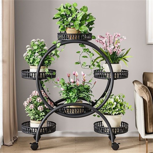 Large metal plant - large, stand