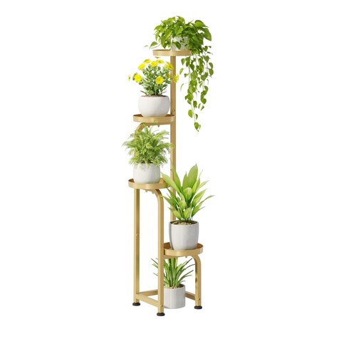 Tall tier metal plant stand - 4,