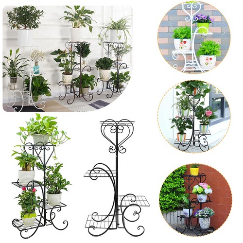 Large metal plant stand flower - plant,