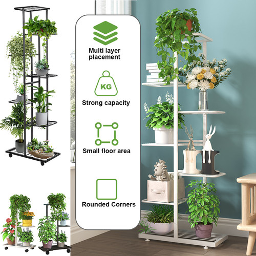 Tier pots metal - metal, plant