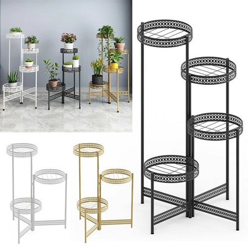 4tier metal plant shelf rack - plant,