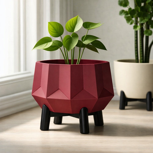 Geometric gem planter - geometric,