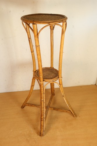 Vintage bamboo rattan tall - vintage,